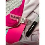 Aqua Eve Womens Swimsuit 20W Pink Cut Out Tie Front One Piece Bathing Suit Photo 3