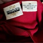 TR Bentley Soft Round Neck Red Sweater Y2K 3X Photo 3