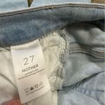 Viral MOTHER The Hustler Ankle Fray Women Jeans in Not So Chill Pill size 27 Blue Photo 7