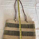 Inge sport Stylish Tan and Green Women's Tote Bag Photo 5