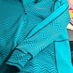 Avalanche  Teal Patterned Zip-Up Jacket Photo 2