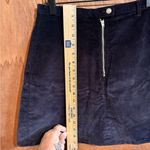 & Other Stories & Other Stories black micro corduroy mini skirt size 4 Photo 11