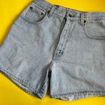 Nuovo Country Seat Jeanswear Vintage High Waist Light Denim Mom Shorts Photo 1