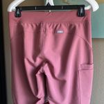 FIGS mauve medium petite straight leg scrub pants Photo 3