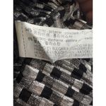 ZARA NWT Shimmery Metallic Silver Black Ruffle Party Mini Dress Size Large Photo 10