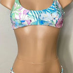 Bebe New  tropical floral bikini set. Large. Retails $135 Photo 0