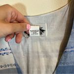 ✨ Vintage Ride Blue White Plaid Western Vest Medium Nepal Photo 3