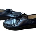 SAS Size 9.5W Womens Black Leather Lace Photo 1