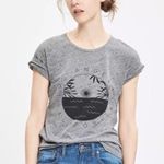 Madewell  Gray Whisper Cotton Los Angeles Crewneck Tee Photo 0
