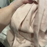 CRUSH. Cashmere Ribbed Knit Wrap Sweater Light Pink Size 2 Light Weight See Pics Photo 10