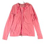 Under Armour  Womens L Hot‎ Pink Charged Cotton Blend Long Sleeve Full Zip Photo 0