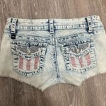 Almost Famous  junior size jean shorts are size 1. Photo 7