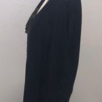 French Laundry Glitter Gold Snake Print Layered Attached Cardigan Blouse Photo 3