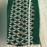 Anthropologie Dolan Left Coast Collection Green Boho Bodycon Midi Skirt Small Photo 1