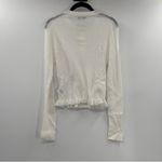 J.Crew  Ruffle-trim cotton gauze cardigan Photo 5