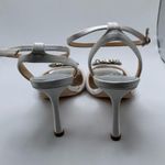 Badgley Mischka NWOB  Women's Nixie Peep Toe Stiletto sandal-soft white SZ6 1407 Photo 5