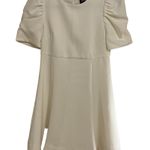 DO+BE White Puff Sleeve Mini Dress size small Photo 0
