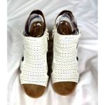 Rockport Cobb Hill Janna Perforated Boot Sandal White size 10 Photo 12