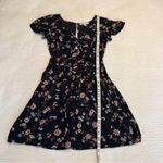 American Eagle  black floral cutout dress XXS Photo 10