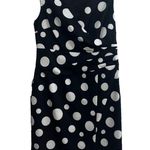 Hobbs London Elsa Polka Dot Faux Wrap Sheath Dress Black & Ivory Photo 3