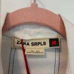 ZARA SRPLS black white midi contrast stripe shirt dress size small Photo 6