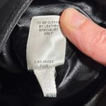 VTG Cabelas Leather Jacket Womens M Black Genuine Leather Blazer Coat SEE Size M Photo 7