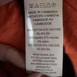 Michael Kors designer sweater short sleeve logo gold button orange navy blue NWT Photo 6