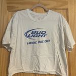 Hanes White Bud Light  Graphic Tee Photo 0