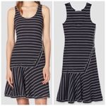 derek lam 10 crosby • layered tank nautical striped cotton sleeveless dress Blue Size 4 Photo 2