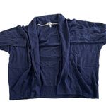 Joie  Cardigan Womens Large Blue Knit Marlis Open Front Sweater‎ Linen Photo 1
