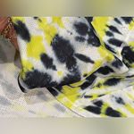 Nike  Black and Yellow Tie-Dye Tank Top Photo 8