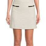 Preston & York Caitlin Knit Tweed A-Line Skirt Ivory XXL Photo 0