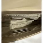 Madison West  Faux Leather Taupe Flap Adjustable Strap Crossbody Purse Handbag Photo 7