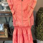MISA Los Angeles Nilu Top & Banu Skirt Coral Womens Size XS Photo 1
