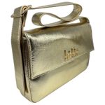 Nicole Miller Vegan Leather Metallic Gold Evening Bag Purse Handbag
NEW Photo 2