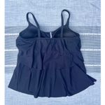 Land's End Bathing Swim Suit Tankini Top 10 Black Modest EUC Molded Cups Bra Photo 1