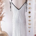 Topshop Polka Dot & Lace Plisse Slip Dress Photo 2