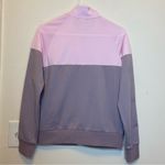 Adidas | Essentials Colorblock Tricot Full Zip Track Jacket Purple/Pink Sz Small Photo 9