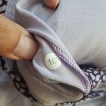 Lululemon  Women's Lavendar Purple Chic Strappy Top Builtin Sports Bra Size 10 Photo 1