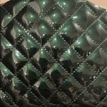 La Terre | Quilted Emerald Green Handbag w/ Crossbody Strap Photo 5