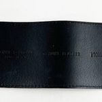 Anne Fontaine Genuine Leather Silver Buckle Adjustable Waist Belt Red Photo 3