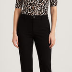 White House | Black Market Leopard Print Button Front Cardigan Top XS Photo 0