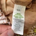 Aerie  XS Ruffle Shorts Brown Floral Tiered Lace Trim Boho Beach Festival Casual Photo 5