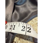 Liz Claiborne Women's  Gray Satin Long Sleeve Jumpsuit Size 4 Photo 3