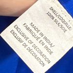 Haute Hippie  Silk Beaded Dress Halter‎ Sleeveless Blue Party Dress L Photo 7