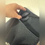 Maje  Empire Black Sweater Knit Blazer Moto Jacket Size 3/L Photo 8