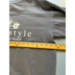 Trading Co. Clearwater Beach Crewneck women size Small Sweatshirt Preppy Blue Photo 5