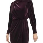 Karl Lagerfeld NWOT  PARIS Women's Velvet A –LINE Mock Neck Photo 2