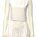Sleeveless White Two Piece Set Top Shorts Classic Summer Outfit Casual Urban Sty Size undefined Photo 0