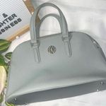 DKNY  WOMEN Baby Blue DOUBLE ZIPPER CROSSBODY PURSE/BAG~BRYANT PARK SAFFIANO LTHR Photo 0